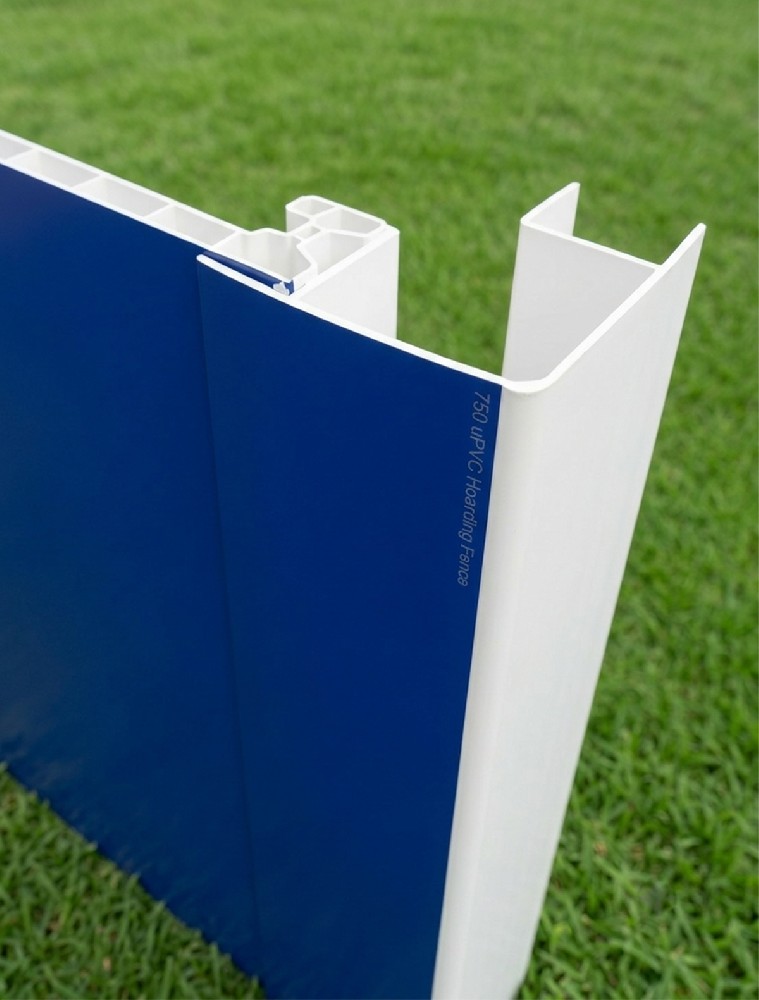 Heavy-Duty Vinyl Temporary Fence Panels: 750mm Modular PVC Temporary Construction Fencing
